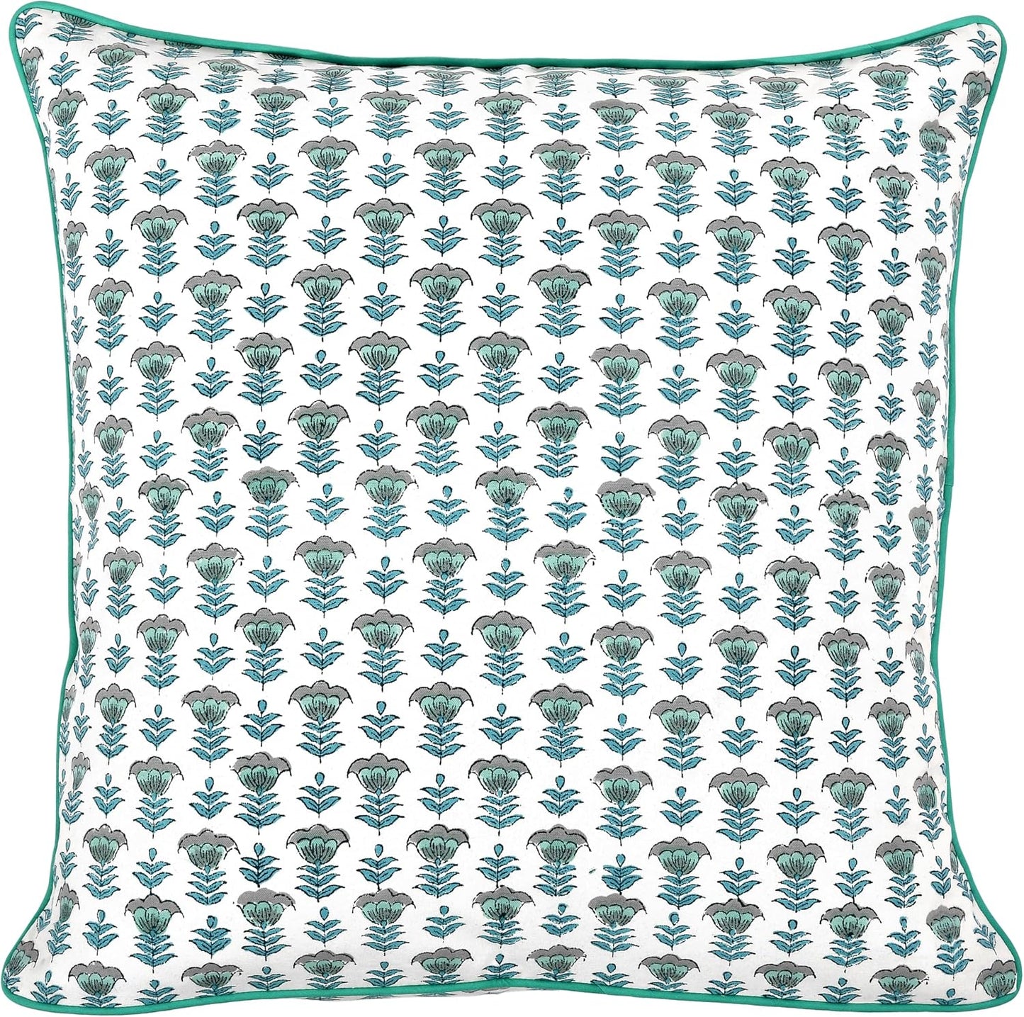 Aquamarine Farmhouse Decorative Cushion Pillow
