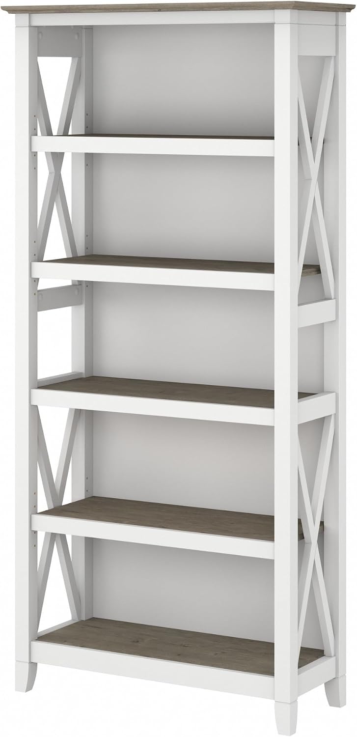 Modern Shiplap Storage Bookcase Shelf