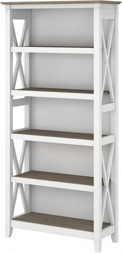 Modern Shiplap Storage Bookcase Shelf