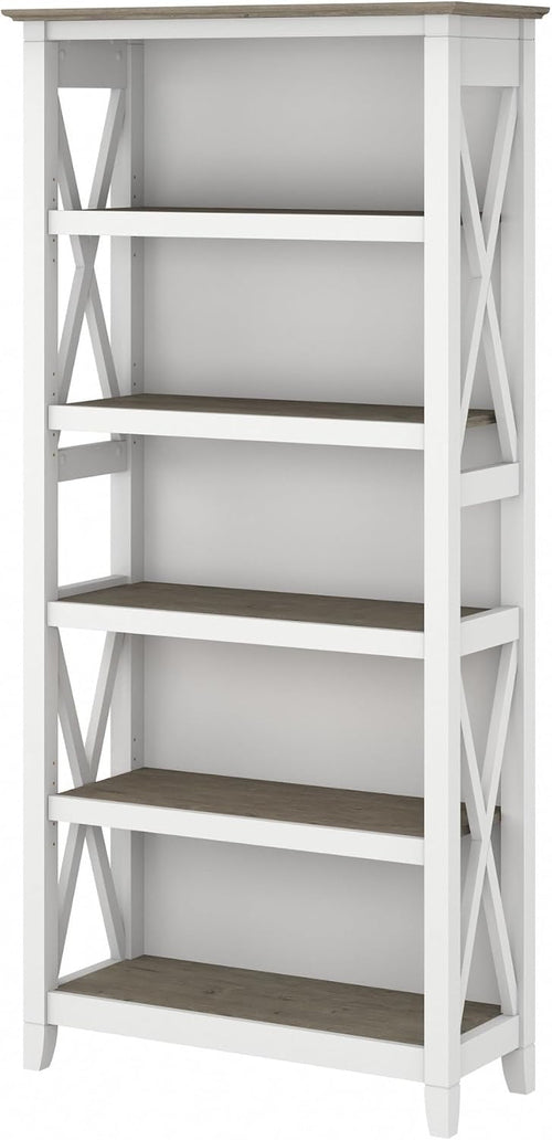 Modern Shiplap Storage Bookcase Shelf