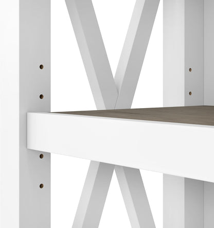 Modern Shiplap Storage Bookcase Shelf