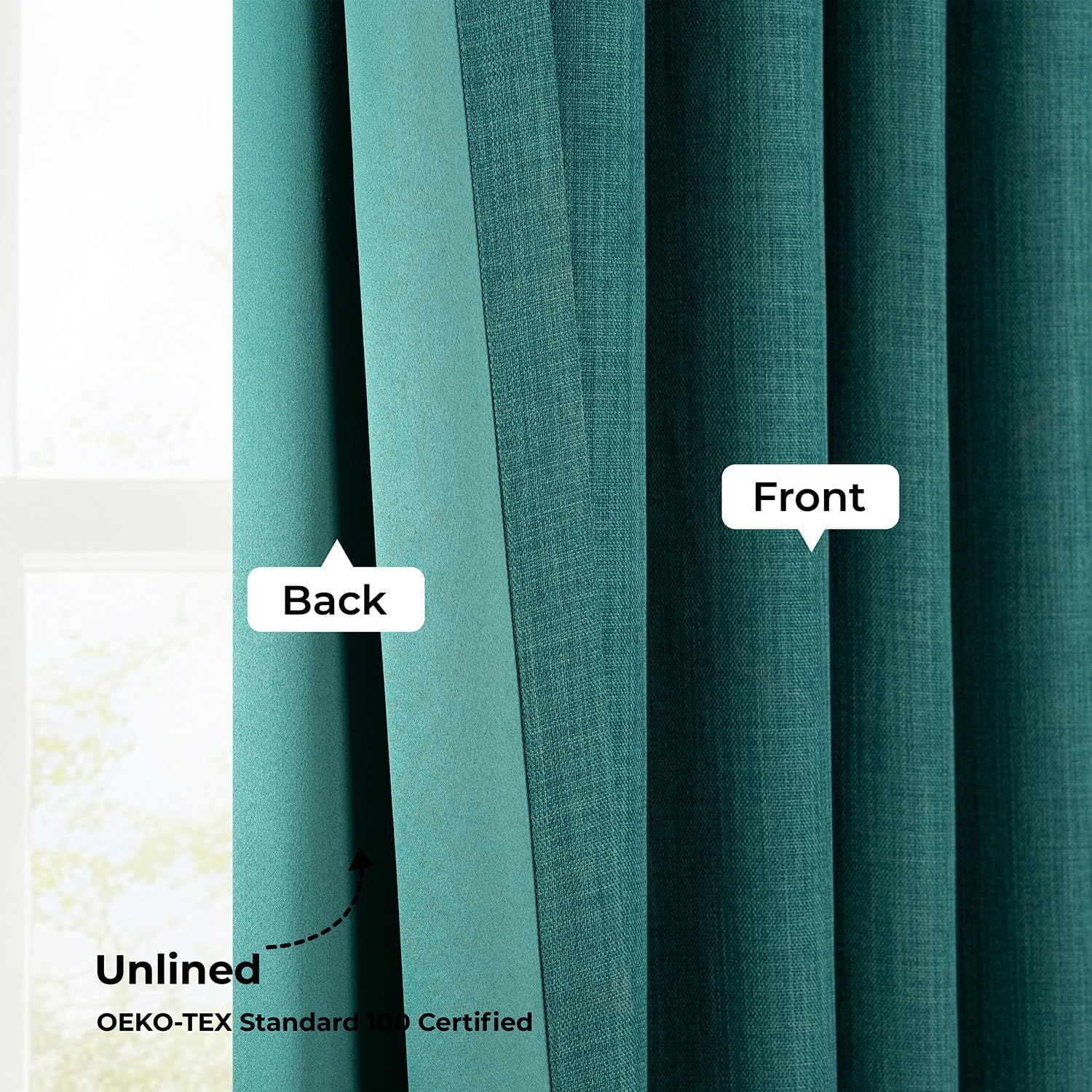 Modern Light Filtering Window Curtains
