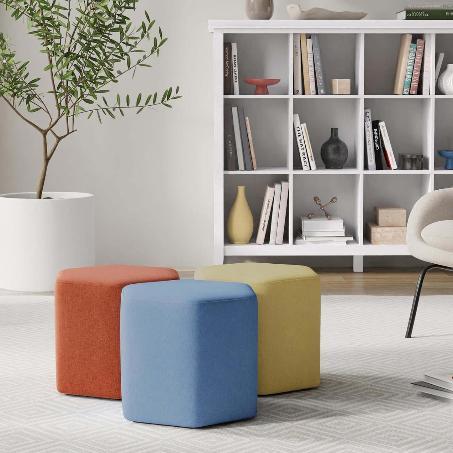 Wedgewood Upholstered Footstool Ottoman