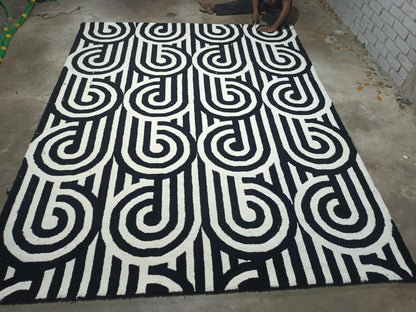Geometric Handmade Oriental Area Rug