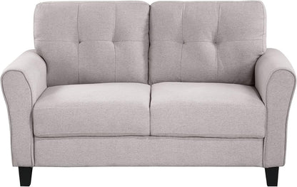 Modern Upholstered Loveseat Sofa