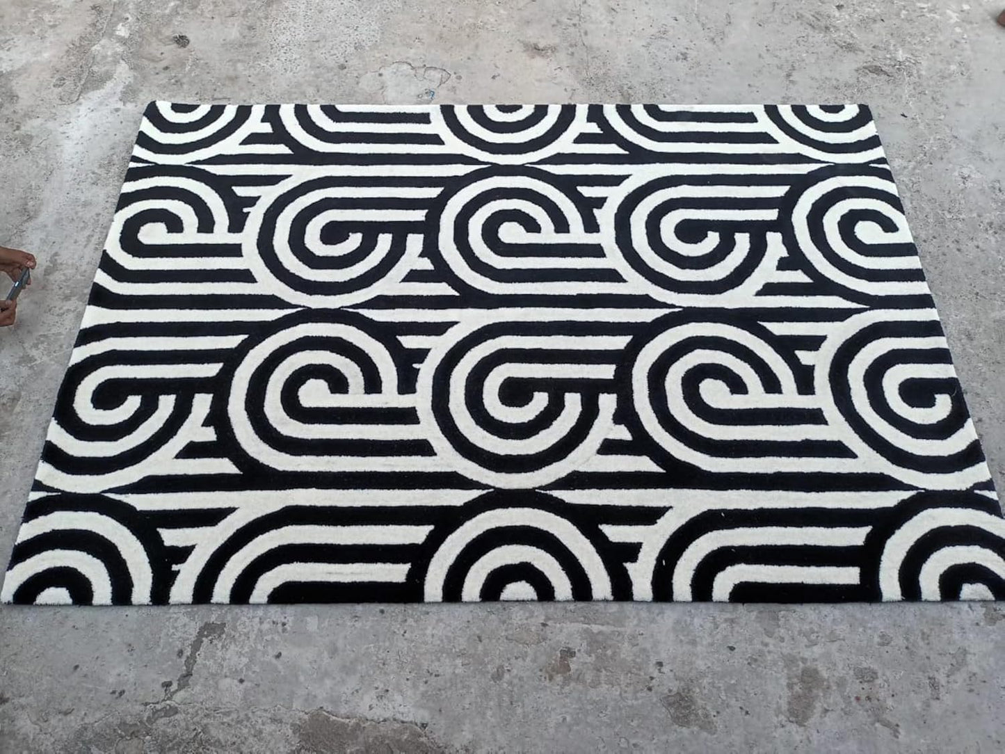Geometric Handmade Oriental Area Rug