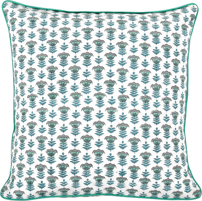 Aquamarine Farmhouse Decorative Cushion Pillow
