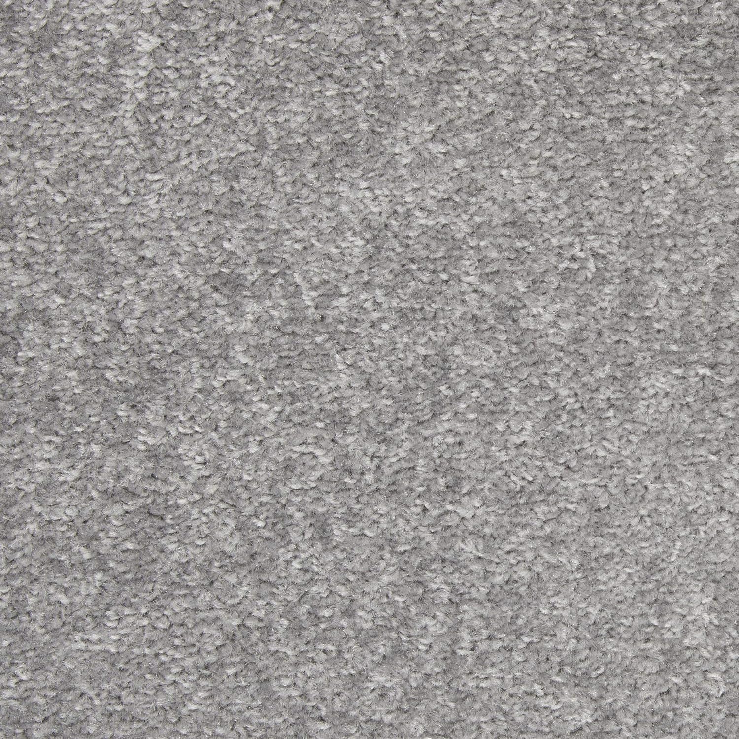 Solid Contemporary Silver Area Rug