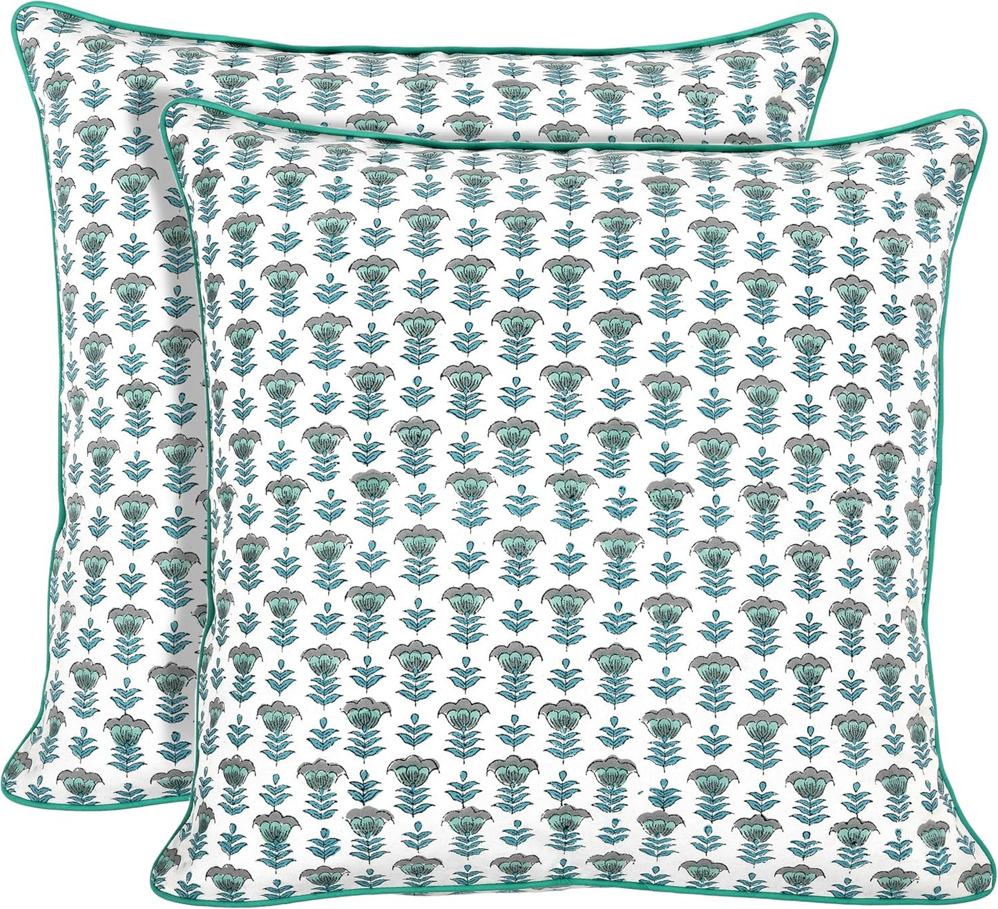 Aquamarine Farmhouse Decorative Cushion Pillow