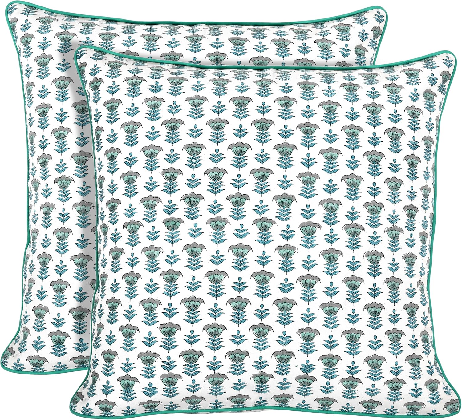 Aquamarine Farmhouse Decorative Cushion Pillow